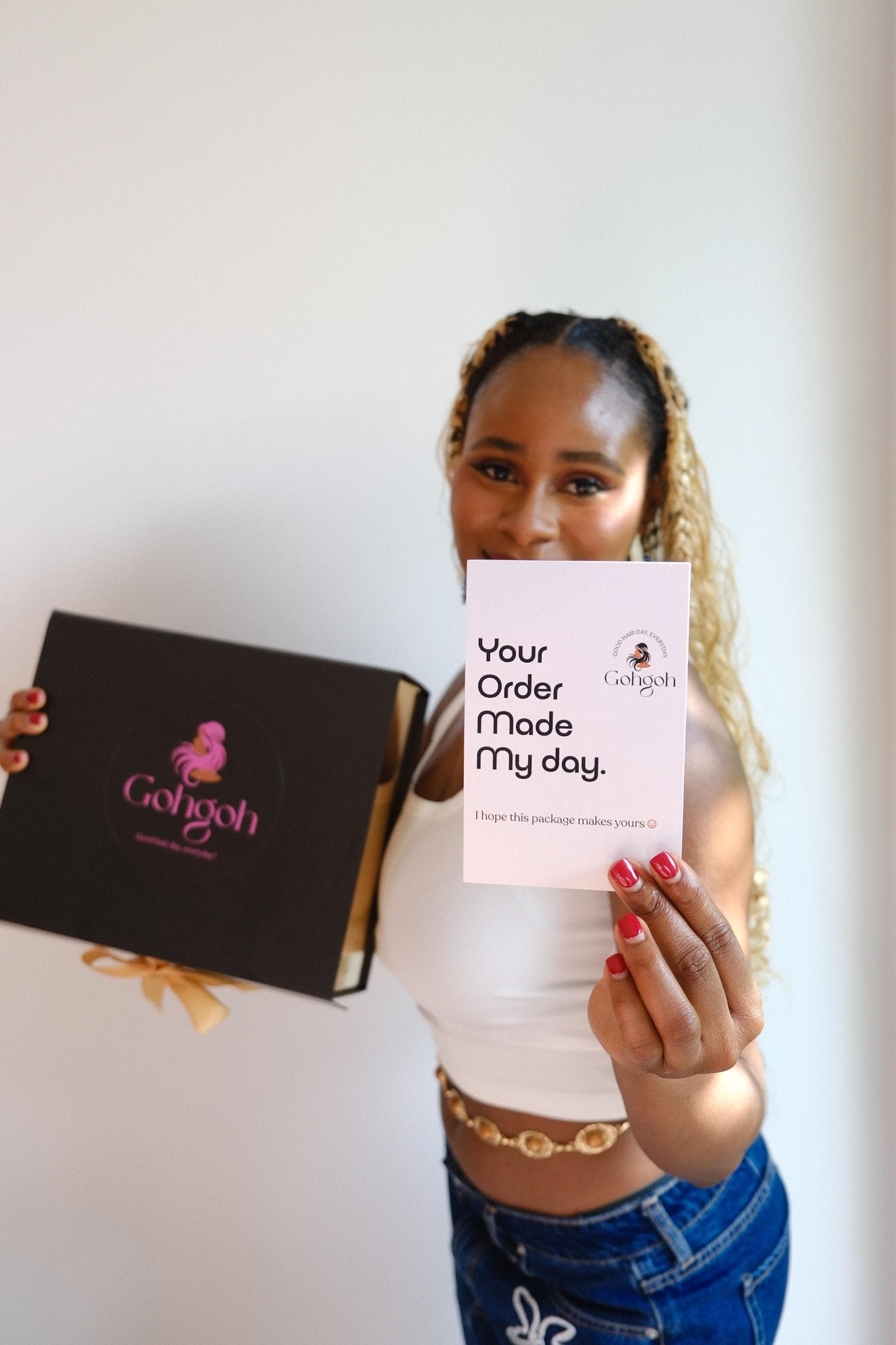 “Your order made my day”