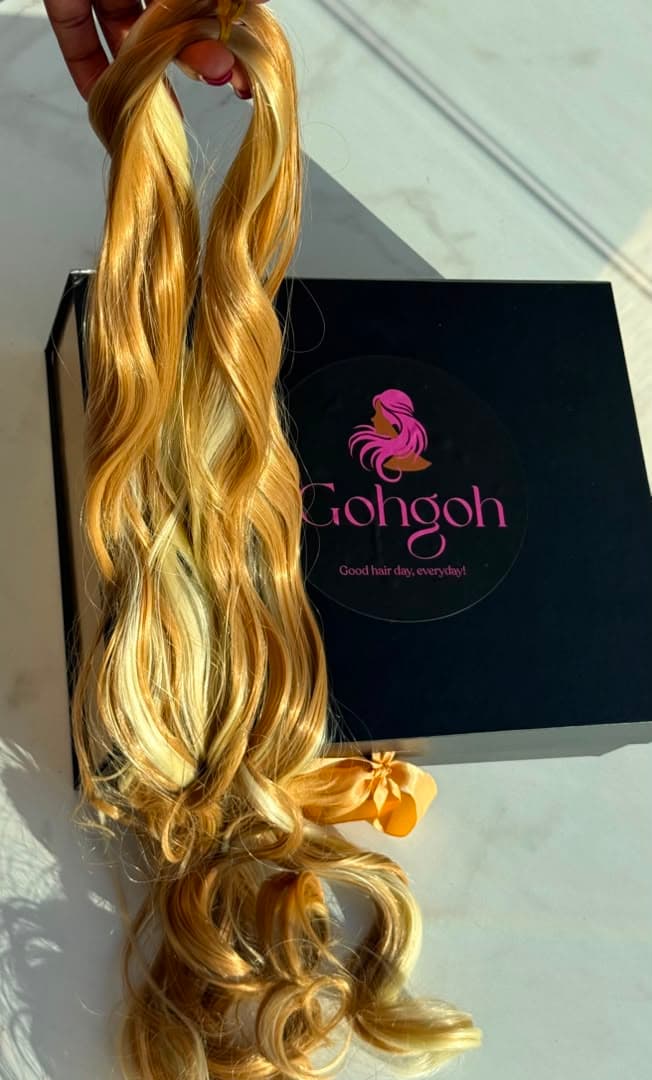 GOHGOH's Pony - Champagne Blonde (Loose Curl)